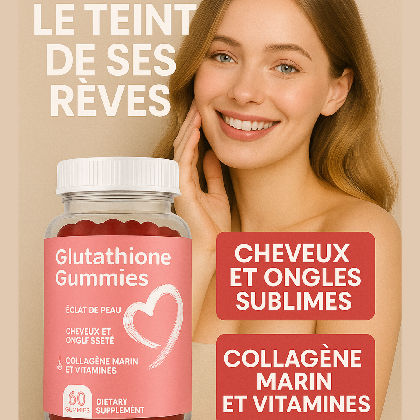 Complement alimentaire-Peau Eclat