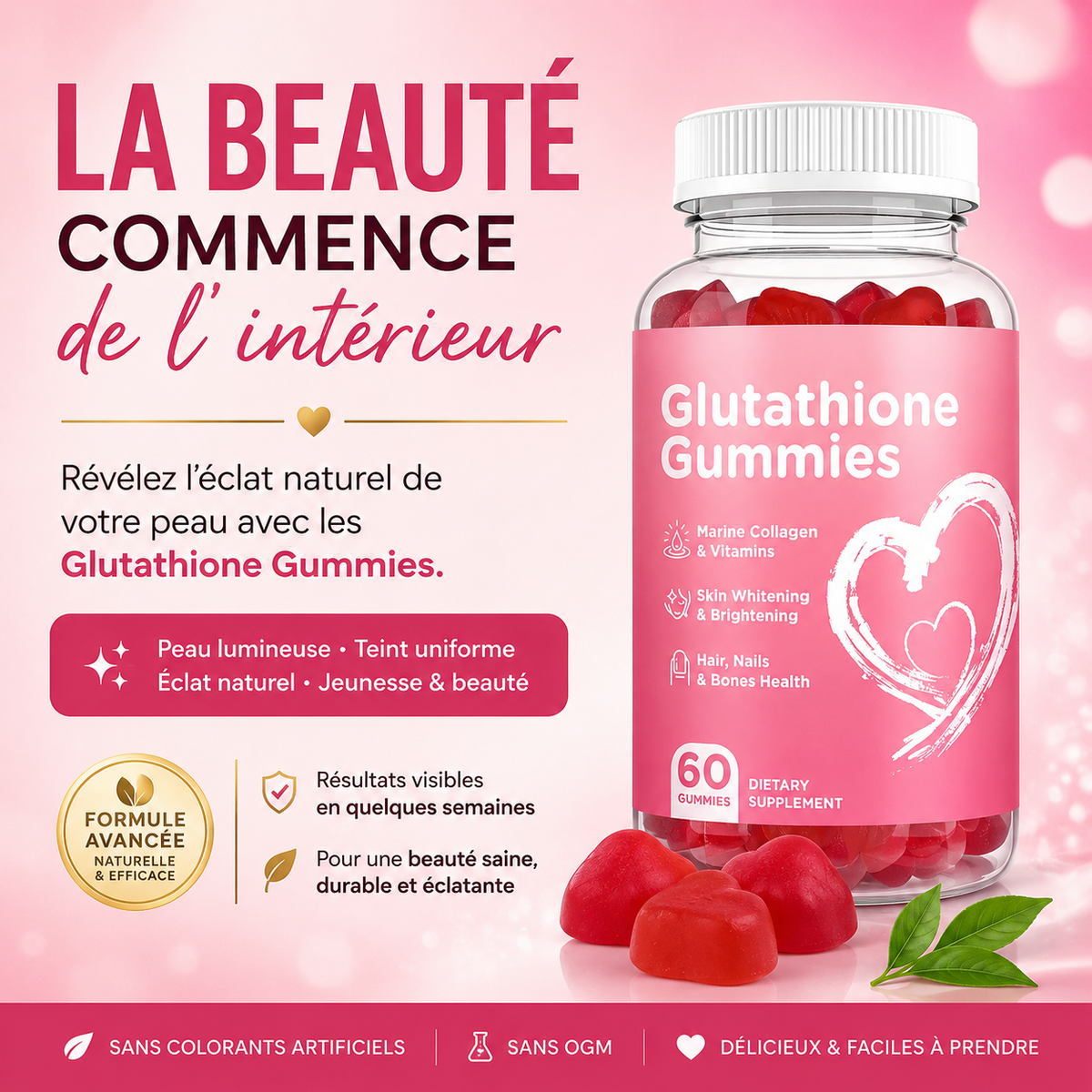 Complement alimentaire peau éclatante