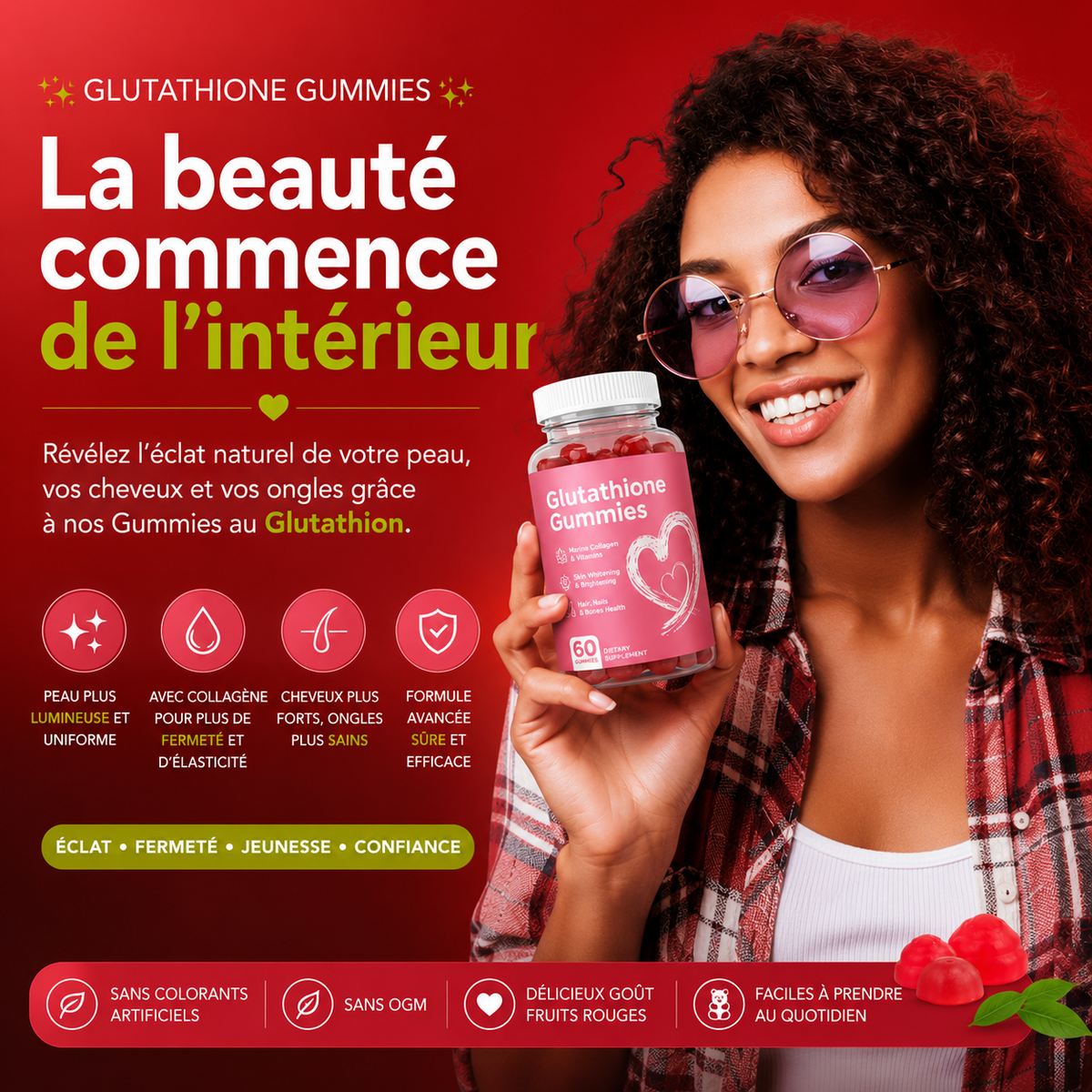 Complement alimentaire peau éclatante