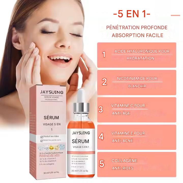 Serum 5 en 1 visage lisse
